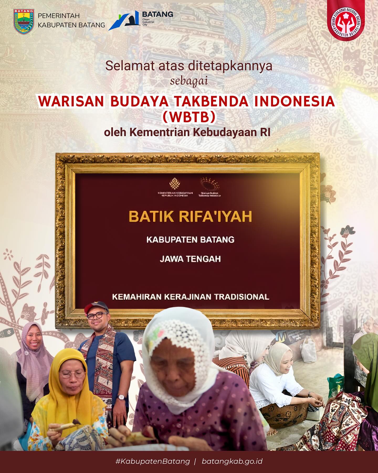 Batik Rifa'iyah sebagai Warisan Budaya Tak Benda Indonesia (WBTB)